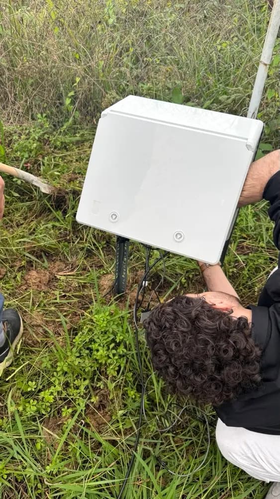 Pilot installation at the University of Guilan's weather station