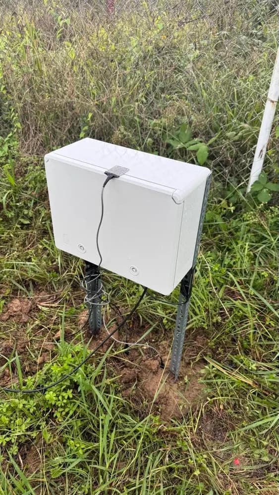 Pilot installation at the University of Guilan's weather station